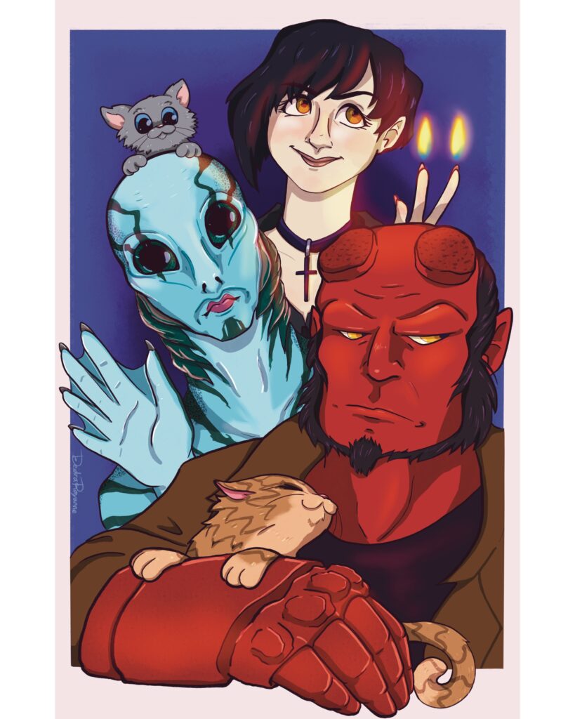 HellBoy, Abe Sapien, and Liz Sherman