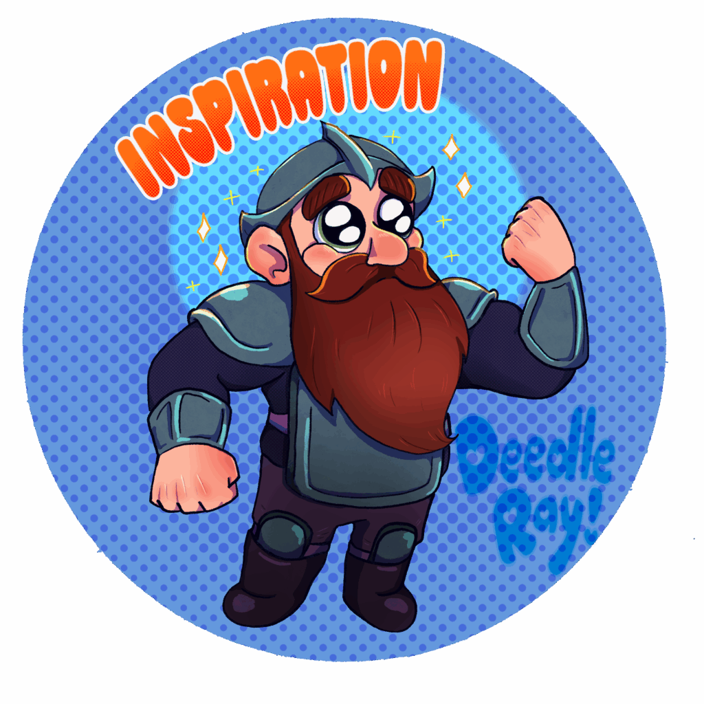 A dwarf basks in inspiration